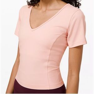 Cropped short sleeve top